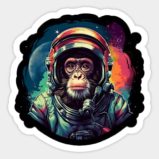 space monkey Sticker